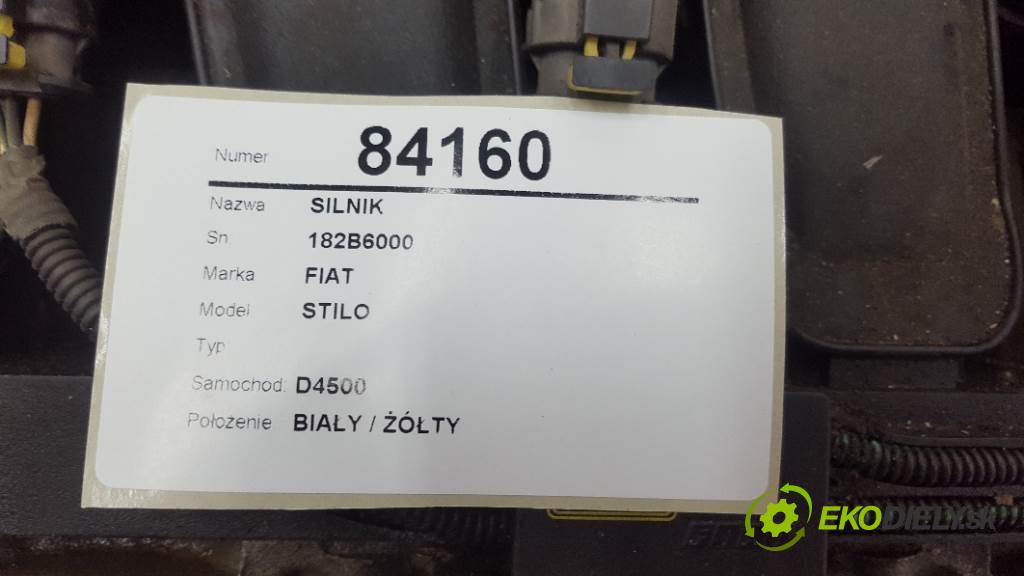 FIAT STILO   2001 76kw   1596 Motor 182B6000 (Motory (kompletné))