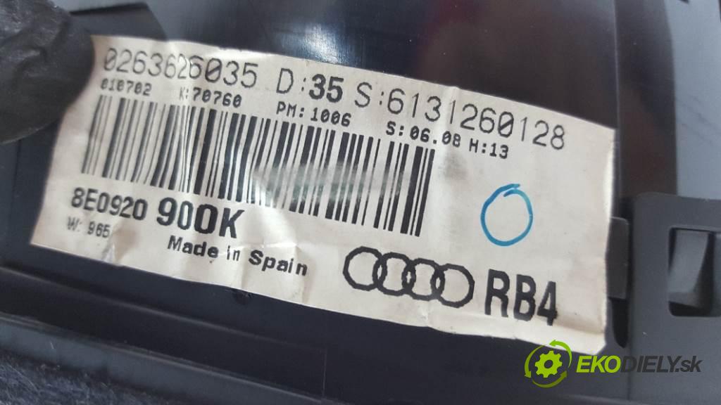 AUDI A4 B6  2022 131 kW B6  1896 Prístrojovka 0263626035 (Prístrojové dosky, displeje)