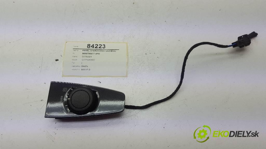 CITROEN C4 PICASSO I 2009 100kw I 1997 Panel ovládania kúrenia 9659796977 4PIN (Prepínače, spínače, tlačidlá a ovládače kúrenia)