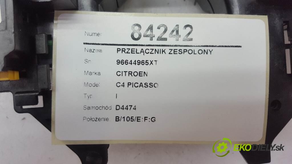CITROEN C4 PICASSO I 2009 100kw I 1997 Prepínač kombinovaný 96644965XT (Prepínače, spínače, tlačidlá a ovládače kúrenia)