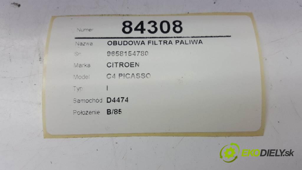 CITROEN C4 PICASSO I 2009 100kw I 1997 Obal filtra paliva 9658154780
