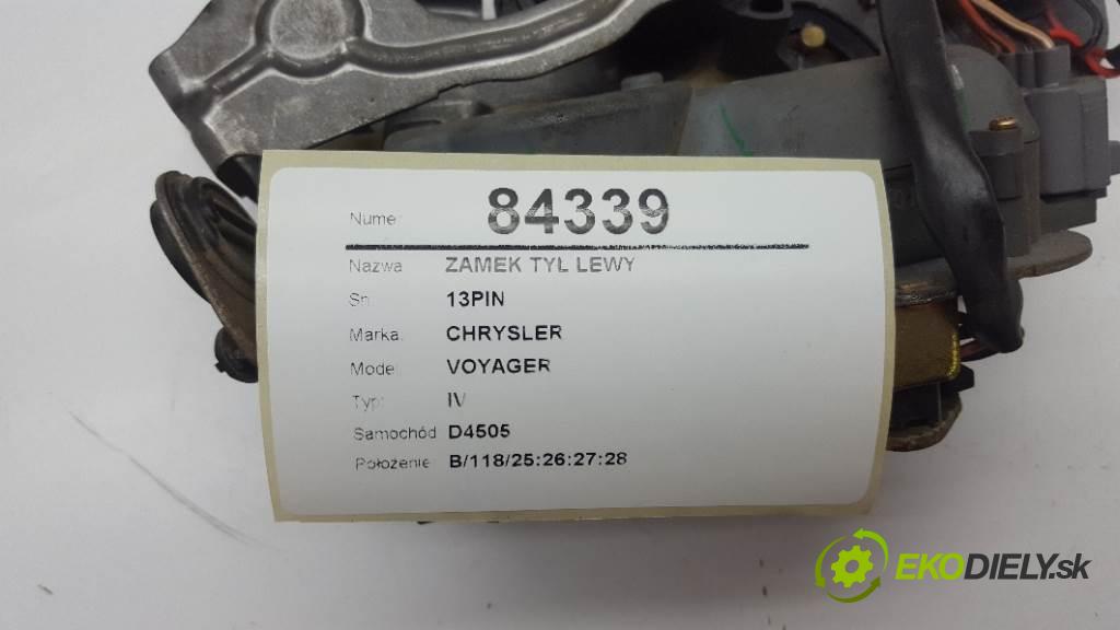 CHRYSLER VOYAGER IV 2003 105kw IV 2499 zámok zadní část levý 13PIN