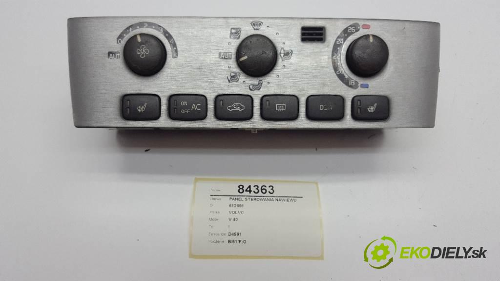VOLVO V 40 I 2002 90kw I 1783 Panel ovládania kúrenia 612698 (Prepínače, spínače, tlačidlá a ovládače kúrenia)