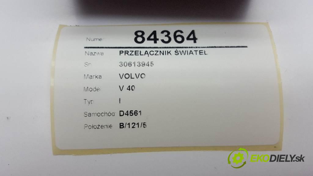 VOLVO V 40 I 2002 90kw I 1783 Prepínač svetiel 30613945 (Prepínače, spínače, tlačidlá a ovládače kúrenia)