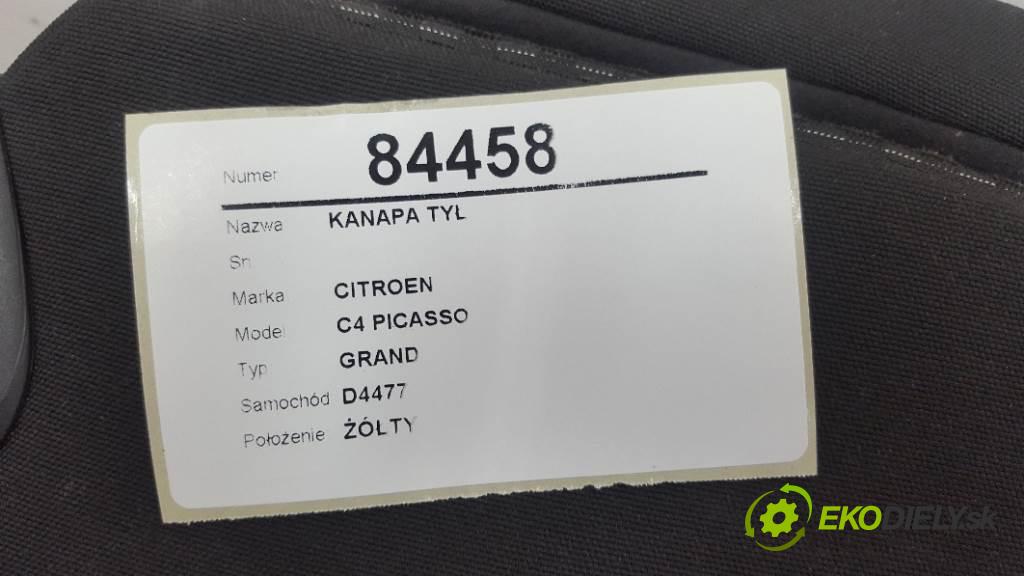 CITROEN C4 PICASSO GRAND 2008 100kw GRAND 1997 Sedadlo zad  (Sedačky, sedadlá)