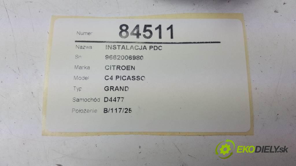 CITROEN C4 PICASSO GRAND 2008 100kw GRAND 1997 INSTALACE: PDC 9662006980
