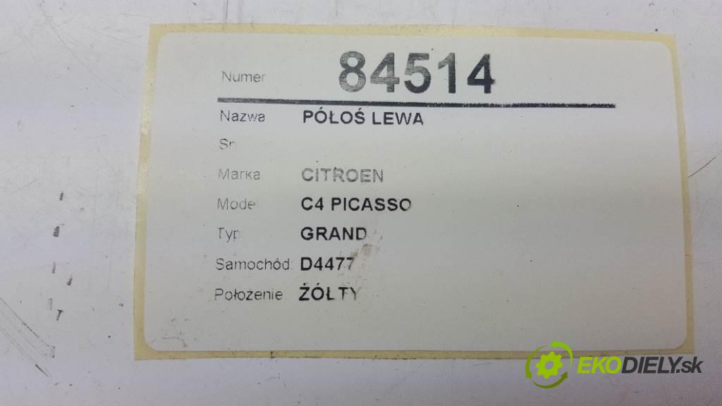 CITROEN C4 PICASSO GRAND 2008 100kw GRAND 1997 Poloos ľavá strana  (Poloosy)