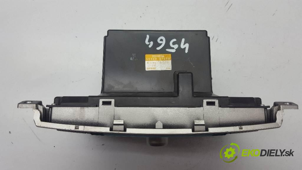 TOYOTA COROLLA VERSO II 2005 100kw II 2231 Panel ovládania kúrenia 5F210DBJ (Prepínače, spínače, tlačidlá a ovládače kúrenia)