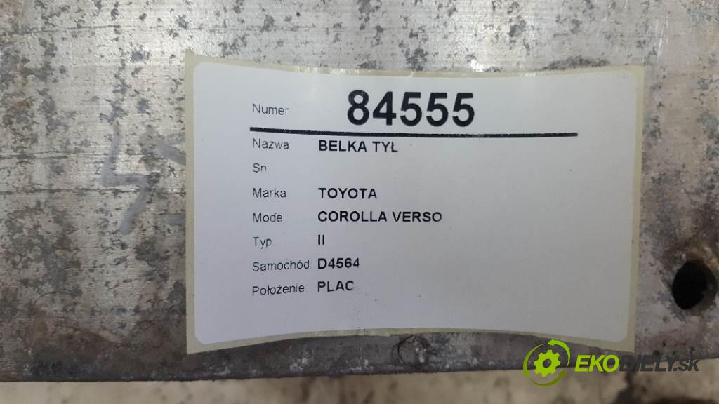 TOYOTA COROLLA VERSO II 2005 100kw II 2231 výztuha zadní část