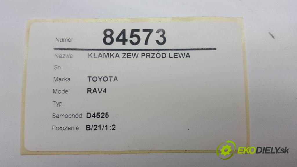 TOYOTA RAV4  1998 94kW    1998 Kľučka vonkajšia predný ľavá strana