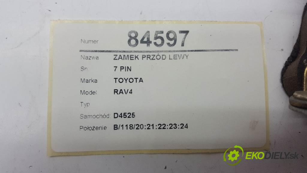 TOYOTA RAV4  1998 94kW   1998 zámok přední část levý 7 PIN