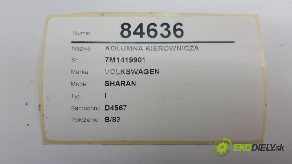 VOLKSWAGEN SHARAN I 1999 66kw I 1896 Hriadeľ, tyč volantu 7M1419901 (Tyče riadenia (volantu))