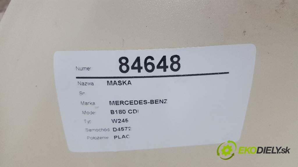 MERCEDES-BENZ B180 CDI W245 2005 80kw W245 1992 kapota