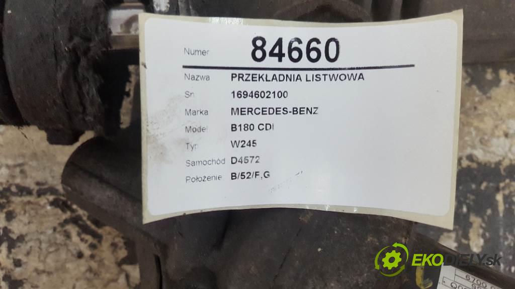 MERCEDES-BENZ B180 CDI W245 2005 80kw W245 1992 riadenie 1694602100 (Riadenia)