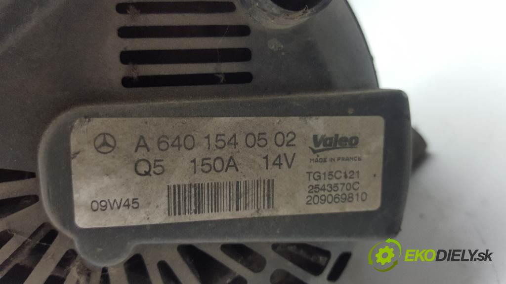 MERCEDES-BENZ B180 CDI W245 2005 80kw W245 1992 Alternátor A6401540502 (Alternátory)
