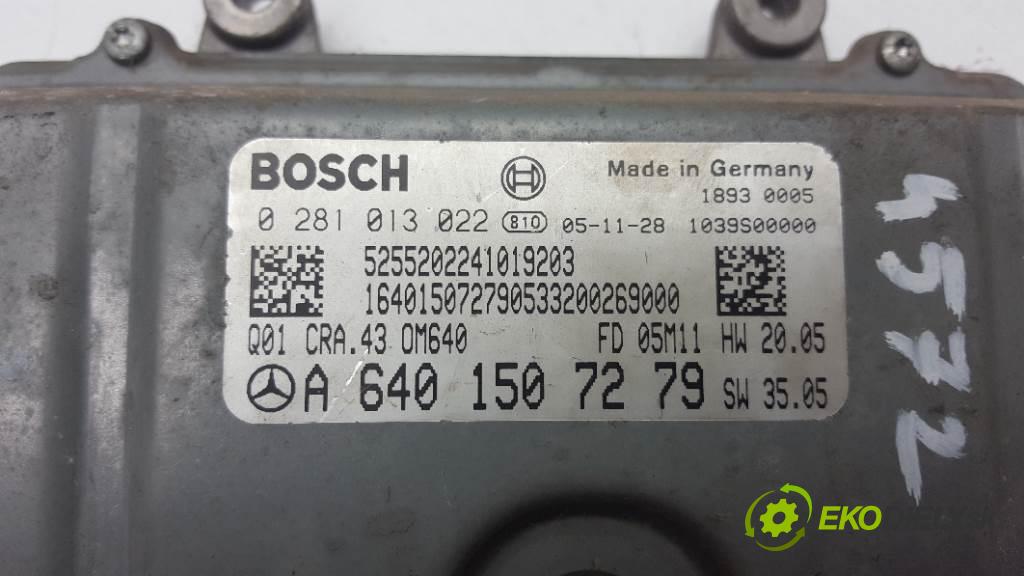 MERCEDES-BENZ B180 CDI W245 2005 80kw W245 1992 riadiaca jednotka Motor A6401507279 028013022 (Riadiace jednotky)