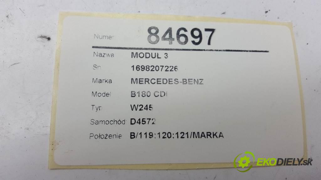 MERCEDES-BENZ B180 CDI W245 2005 80kw W245 1992 Modul 3 1698207226
