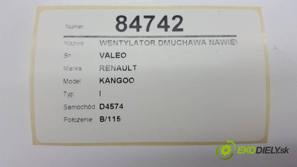 RENAULT KANGOO I 2002 48kw I 1461 ventilátor topení VALEO (Ventilátory topení)