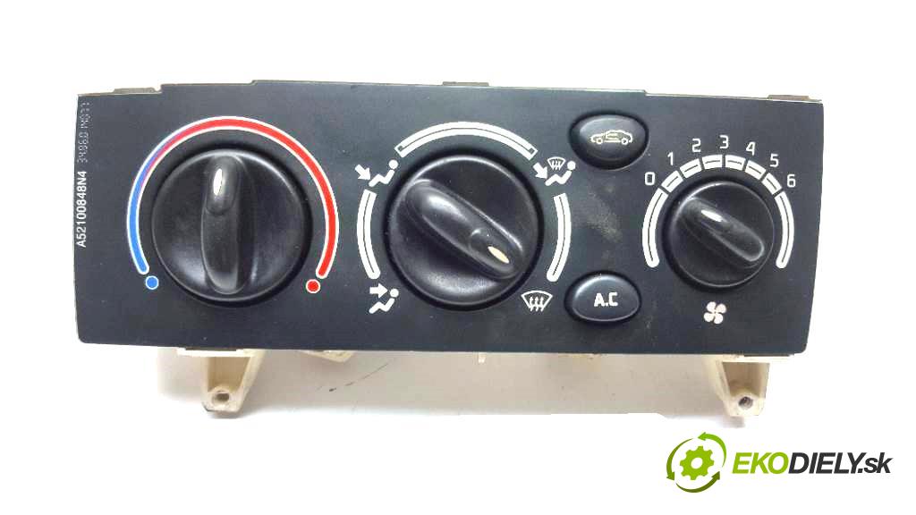 RENAULT MEGANE I        Panel ovládania kúrenia 655739W (Prepínače, spínače, tlačidlá a ovládače kúrenia)