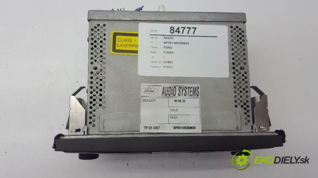 FORD C-MAX I 2006 80kw I 1560 RADIO BP051466359620 (Audio zariadenia)