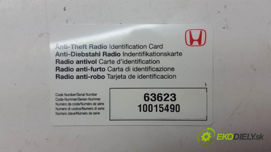 HONDA ACCORD VIII 2009 148kW VIII 2354 RADIO 39050TL0G01 (Audio zariadenia)