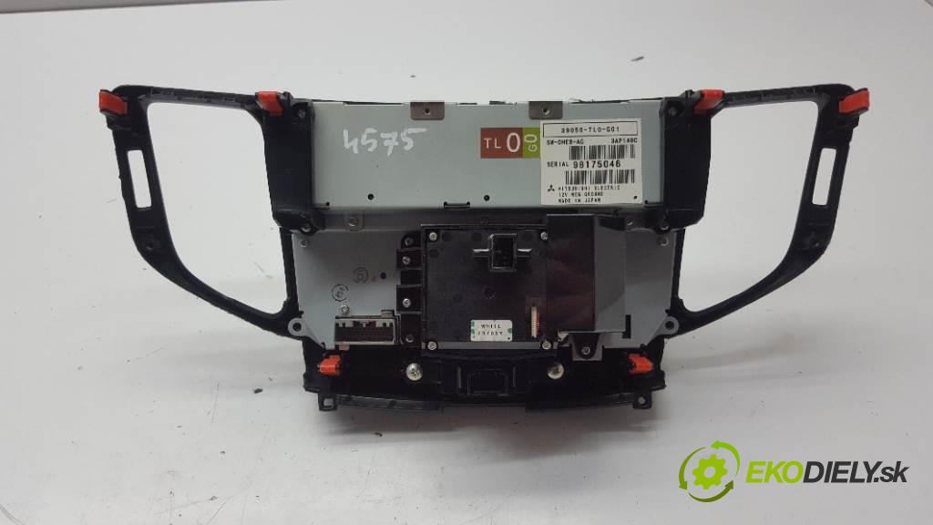 HONDA ACCORD VIII 2009 148kW VIII 2354 RADIO 39050TL0G01 (Audio zariadenia)