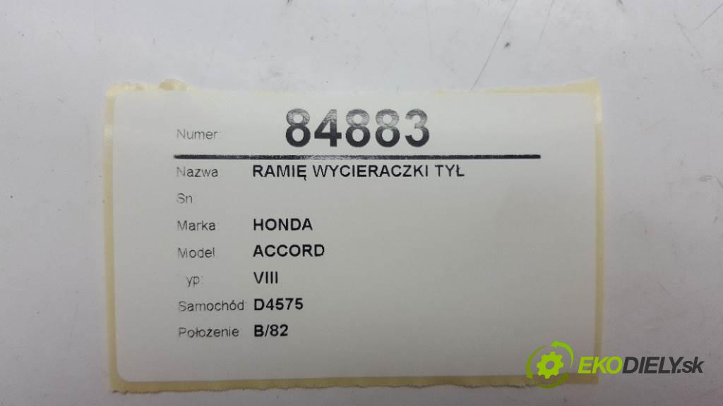 HONDA ACCORD VIII 2009 148kW VIII 2354 ramena stěrače zadní část