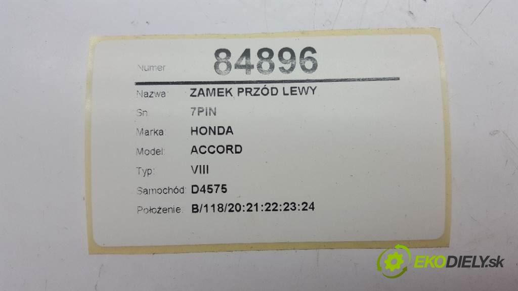 HONDA ACCORD VIII 2009 148kW VIII 2354 zámok přední část levý 7PIN