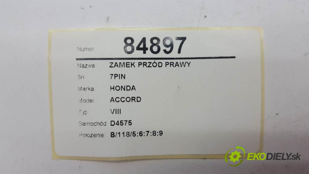 HONDA ACCORD VIII 2009 148kW VIII 2354 zámok přední část pravý 7PIN