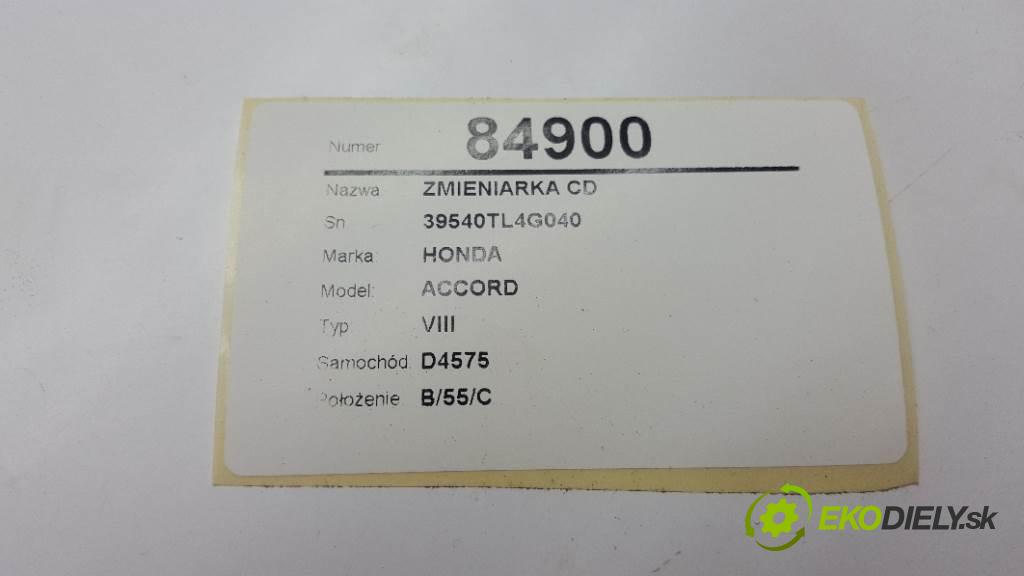 HONDA ACCORD VIII 2009 148kW VIII 2354 Menič CD 39540TL4G040 (CD meniče)