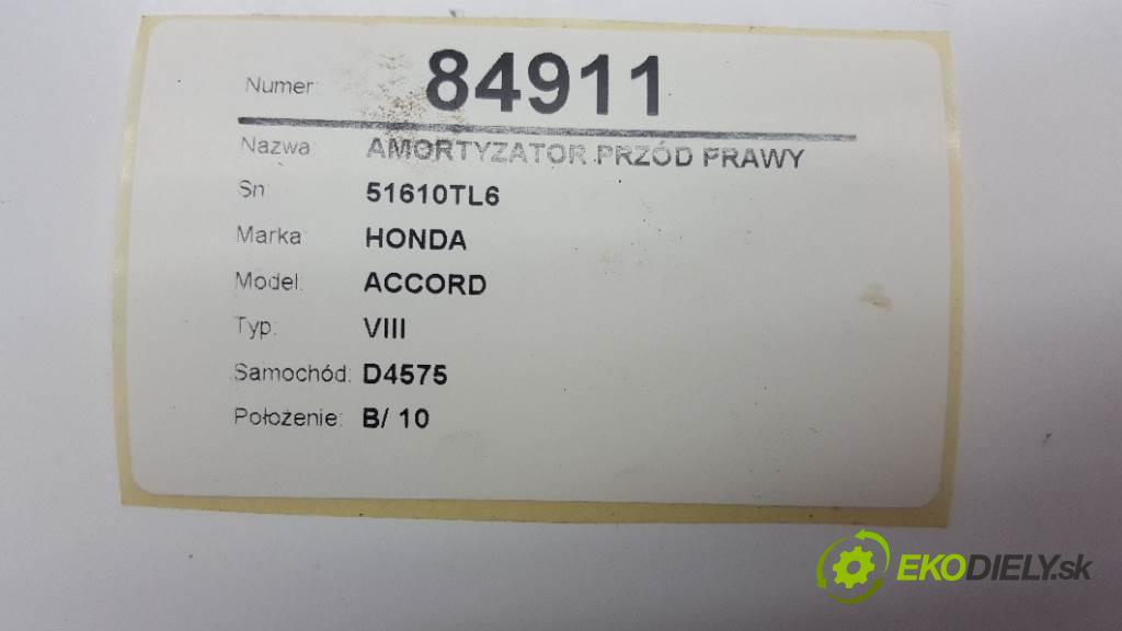 HONDA ACCORD VIII 2009 148kW VIII 2354 Tlmič predný pravy 51610TL6 (Ostatné)