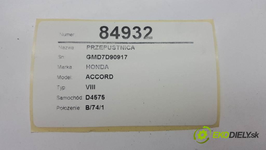HONDA ACCORD VIII 2009 148kW VIII 2354 Škrtiaca klapka GMD7D90917 (Škrtiace klapky)