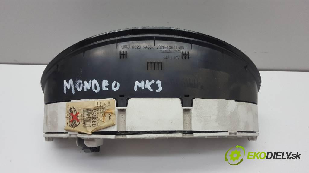 FORD MONDEO MK3 2002 0 kW MK3 0 Prístrojovka 3S7F10841 (Prístrojové dosky, displeje)