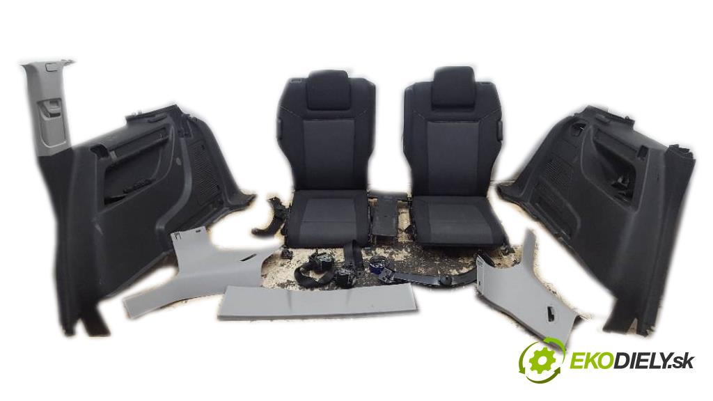 OPEL ZAFIRA B 2007 88kW B 1910 Sedadlo zad 3 RZĄD KOMPLET (Sedačky, sedadlá)