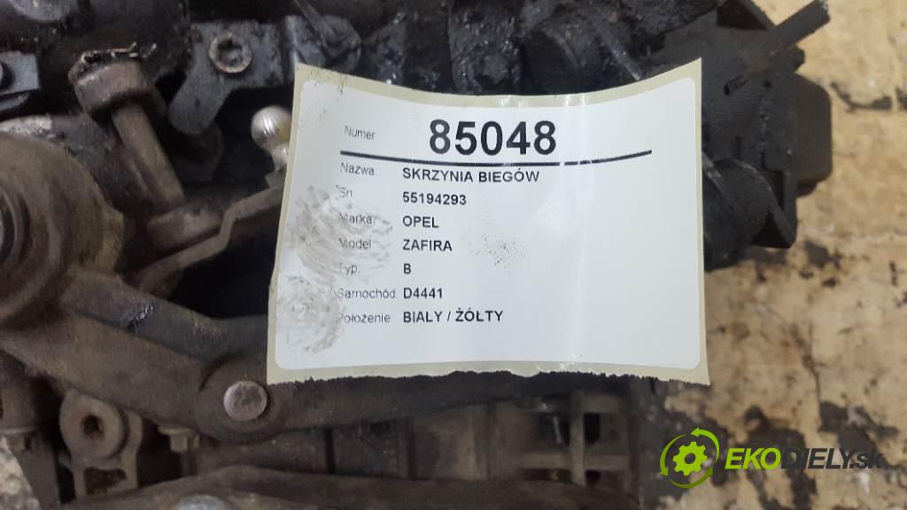 OPEL ZAFIRA B 2007 88kW B 1910 Prevodovka 55194293 (Prevodovky)