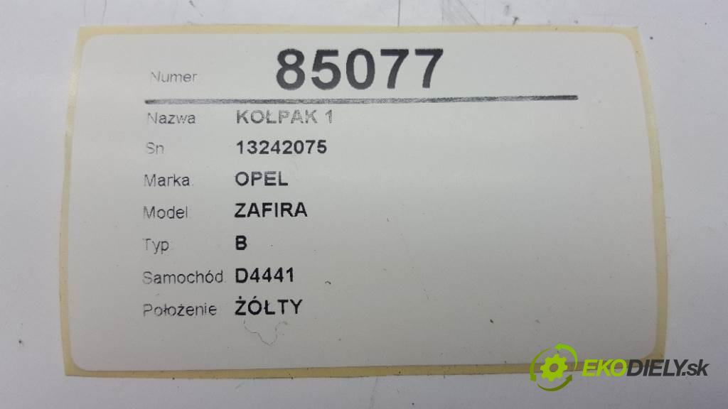 OPEL ZAFIRA B 2007 88kW B 1910 puklice 1 13242075