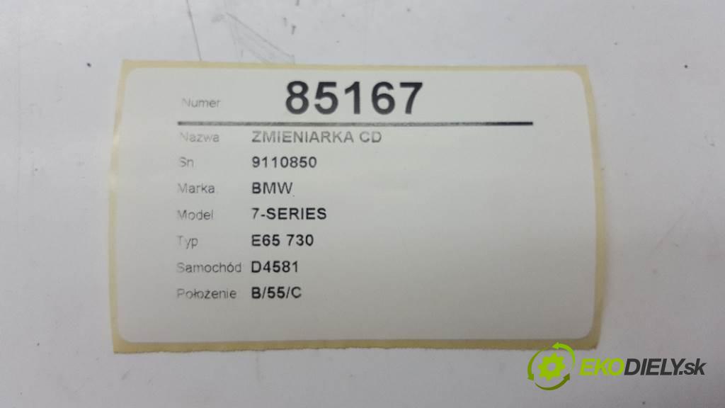 BMW 7-SERIES E65 730 2003 0 kW E65 730 730 Menič CD 9110850 (CD meniče)