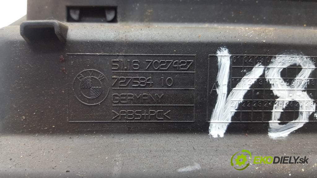 BMW 7-SERIES E65 730 2003 0 kW E65 730 730 Priehradka, kastlík spolujazdca 51167029753 51167027427 (Priehradky, kastlíky)