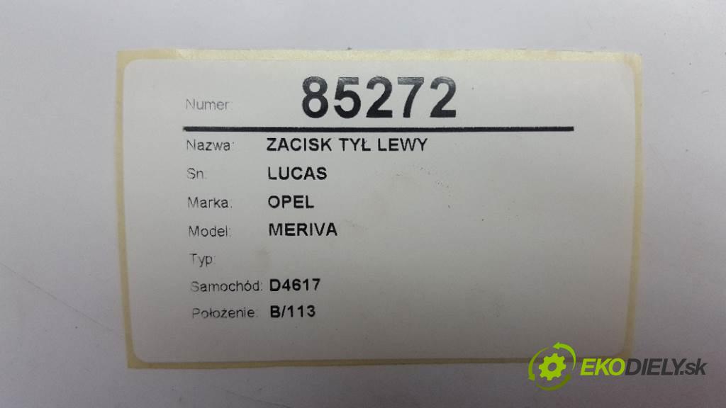 OPEL MERIVA   4617 74kw   1598 Brzdič strmeň zad ľavy LUCAS (Ostatné)