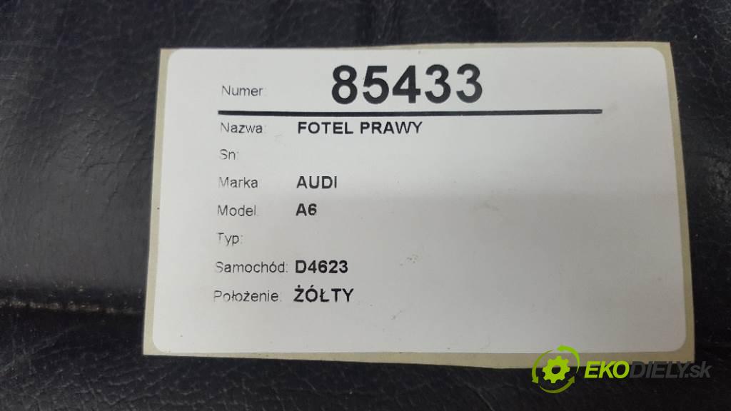 AUDI A6  2003 96kW    1900 Sedadlo pravy  (Sedačky, sedadlá)