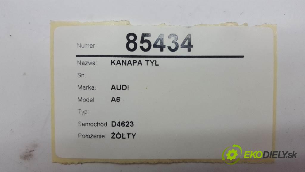 AUDI A6  2003 96kW    1900 Sedadlo zad  (Sedačky, sedadlá)