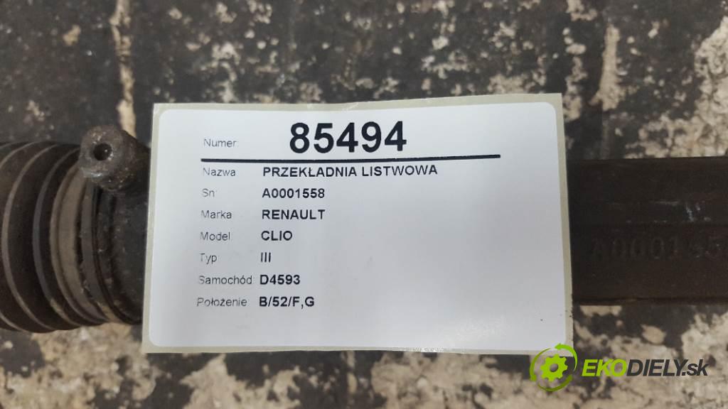 RENAULT CLIO III 2008 55kw III 1149 riadenie A0001558 (Riadenia)