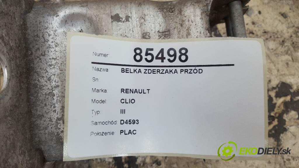 RENAULT CLIO III 2008 55kw III 1149 Výstuha nárazníka predný  (Výstuhy predné)