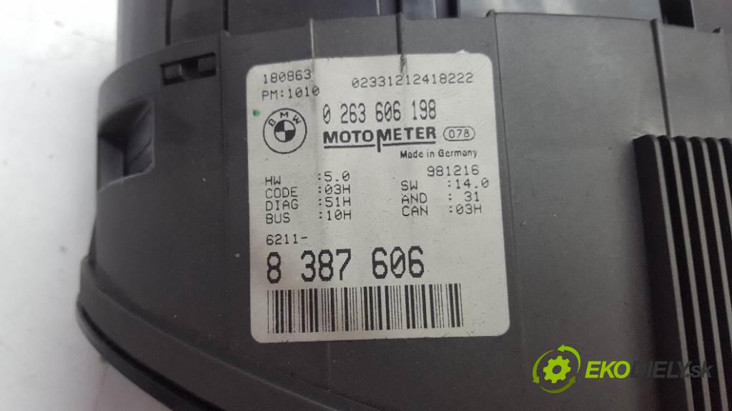 BMW E46 E46 1998 100kw E46 1950 Prístrojovka 8387606 (Prístrojové dosky, displeje)
