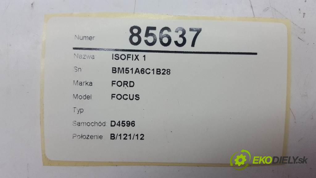 FORD FOCUS MK3 2016 70kW MK3 1499 ISOFIX 1 BM51A6C1B28