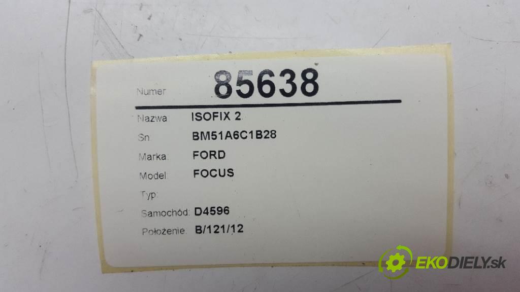 FORD FOCUS MK3 2016 70kW MK3 1499 ISOFIX 2 BM51A6C1B28