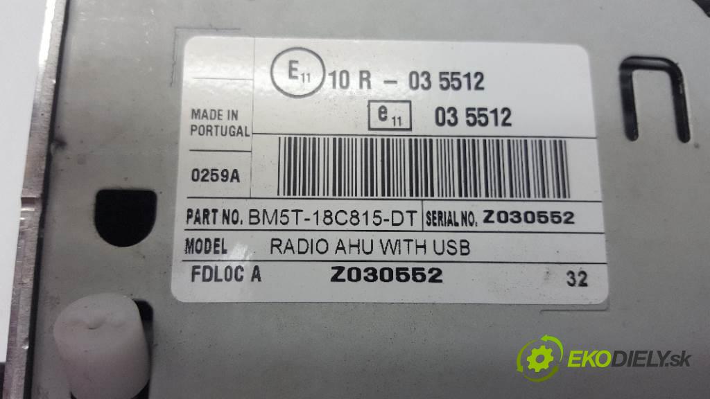 FORD FOCUS MK3 2016 70kW    1499 RADIO BM5T18C815DT (Audio zariadenia)