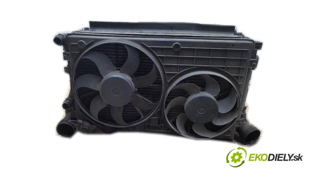 VOLKSWAGEN PASSAT B6  2008 77kW    1896 Chladič vody KOMPLET (Chladiče vody)