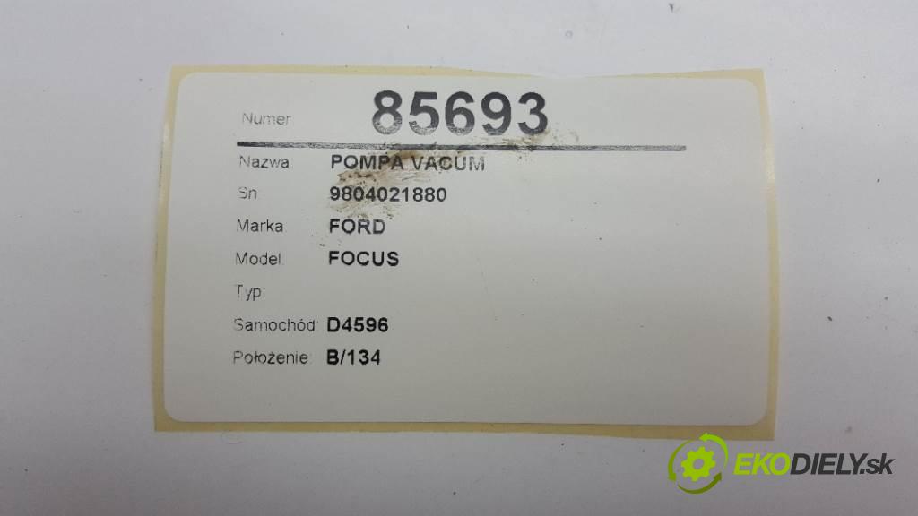 FORD FOCUS MK3 2016 70kW MK3 1499 pumpa vakuová 9804021880