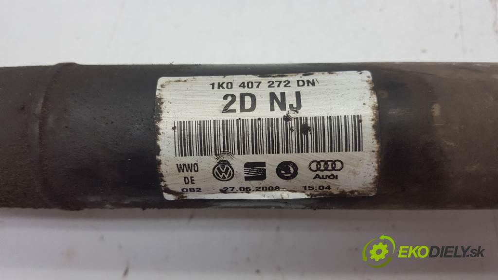 VOLKSWAGEN PASSAT  2008 77kW    1896 Poloos pravá 1K0407272 (Poloosy)